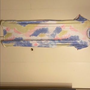 Soft Color Tie Dye Maxi